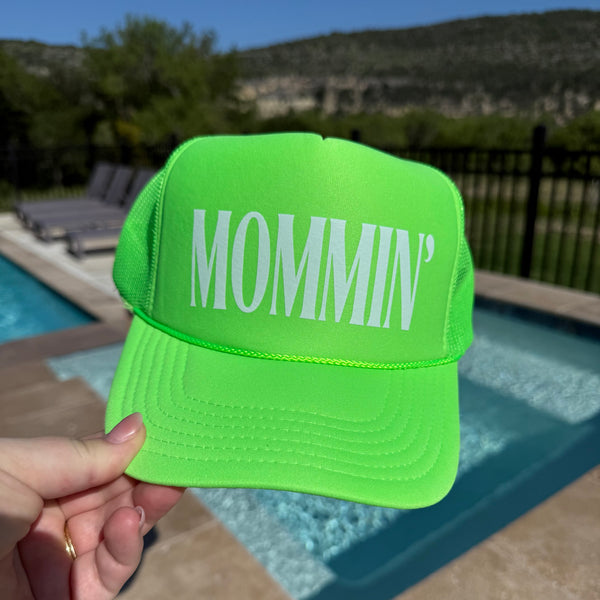 Mommin' Trucker Hat (Multiple Color Options) – Turquoise and Tequila