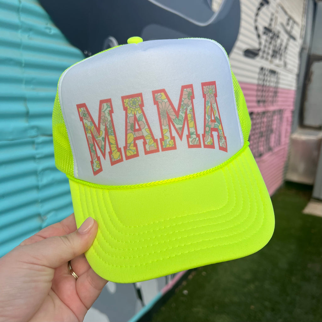 Mama Trucker Cap (Multiple Color Options)