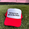 Karma is the Guy on the Chiefs Trucker Cap