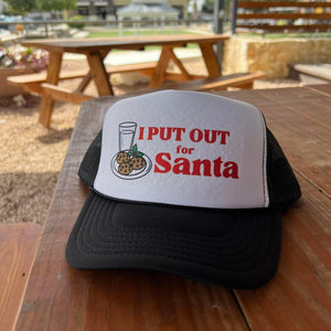 I Put Out For Santa Trucker Cap (Multiple Color Options)