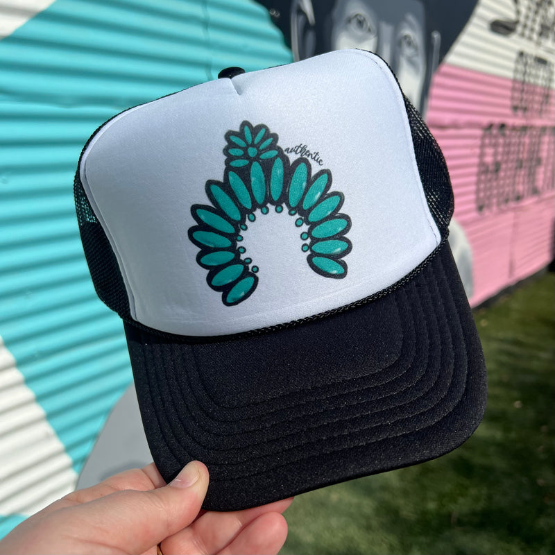 Squash Blossom Trucker Cap (Multiple Color Options)