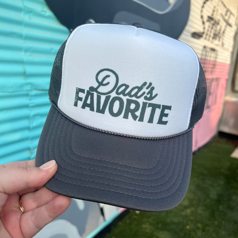 Dad’s Favorite Trucker Cap (Multiple Color Options)