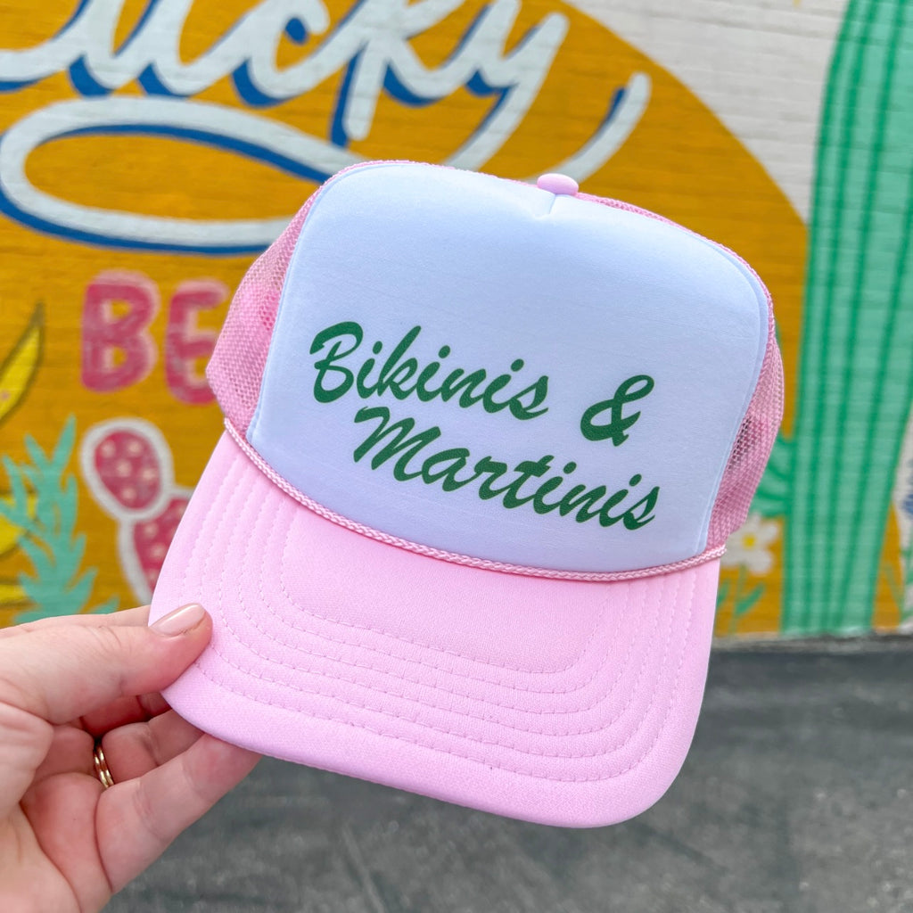 Bikinis and Martinis Trucker Cap (Multiple Color Options)