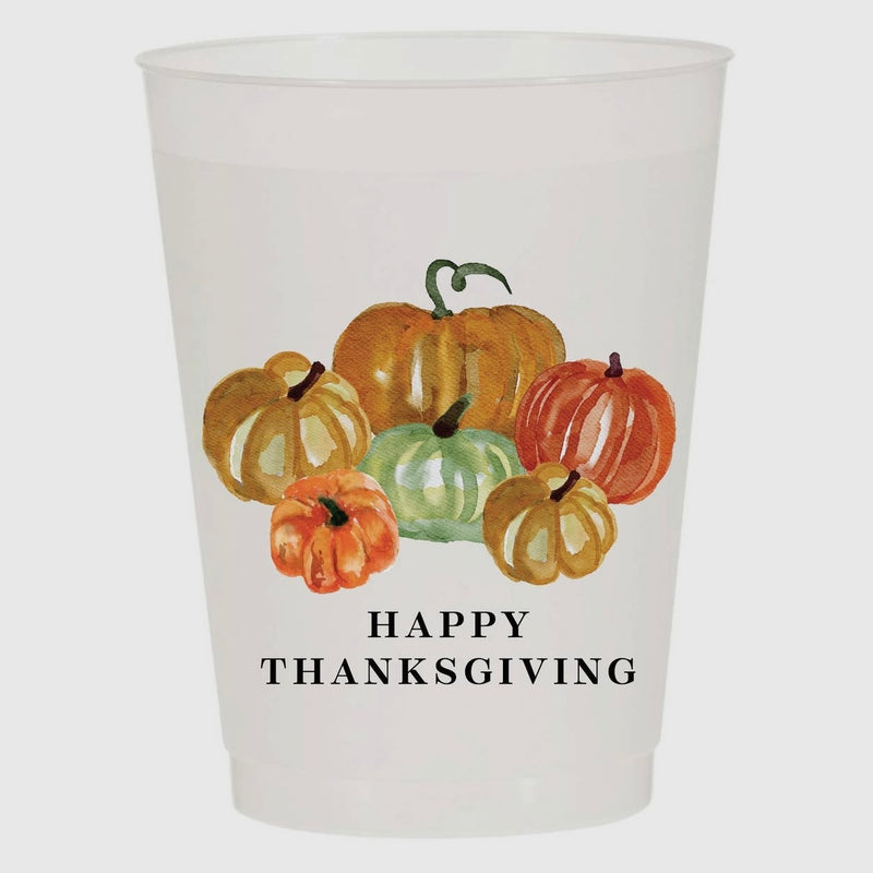 Happy Thanksgiving Reusable Cups (PACK OF 6)