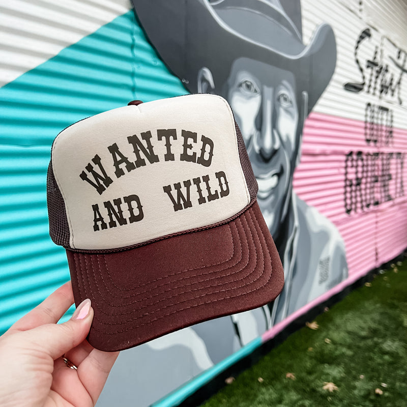 Wanted and Wild Trucker Cap (Multiple Color Options)