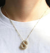 Bubble Balloon Initial Necklace