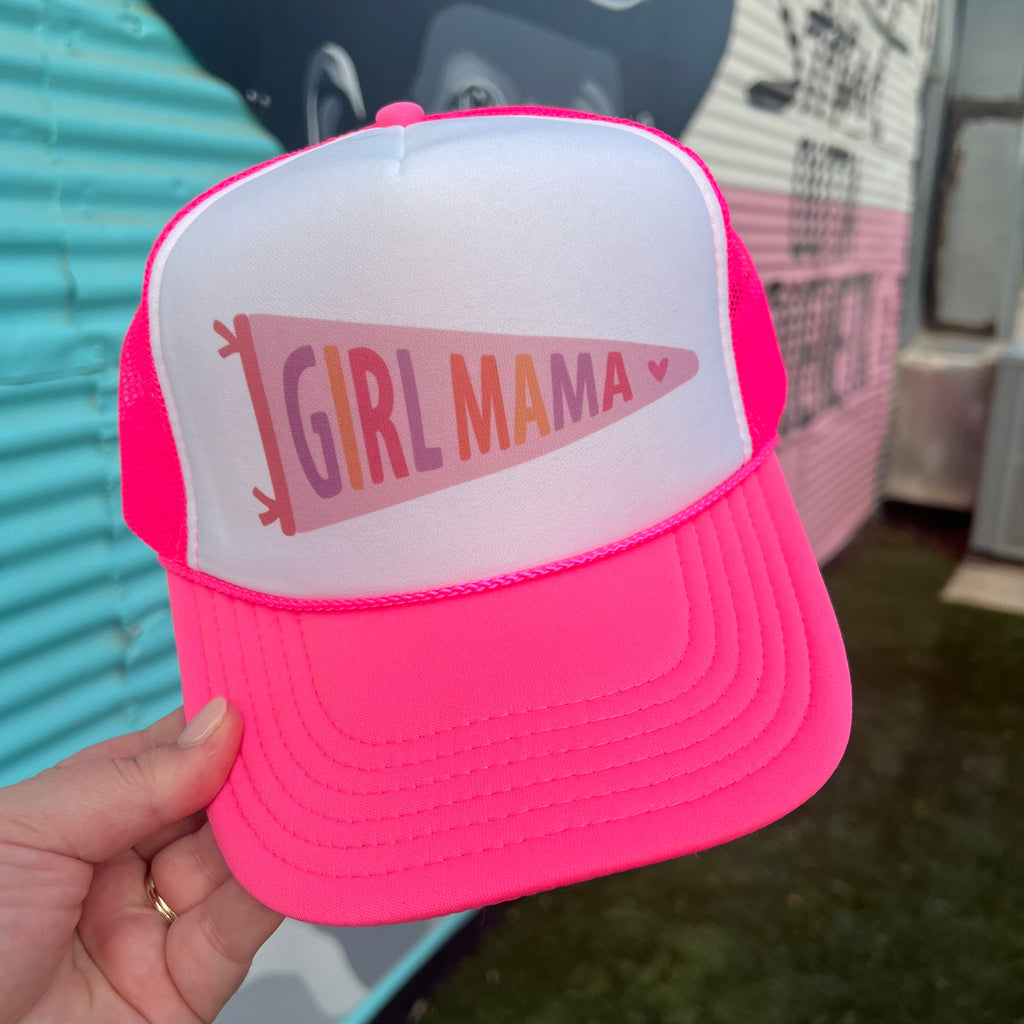 Girl Mama Trucker Cap (Multiple Color Options)