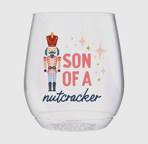 Son of a Nutcracker Reusable Plastic Cups- PACK OF 4