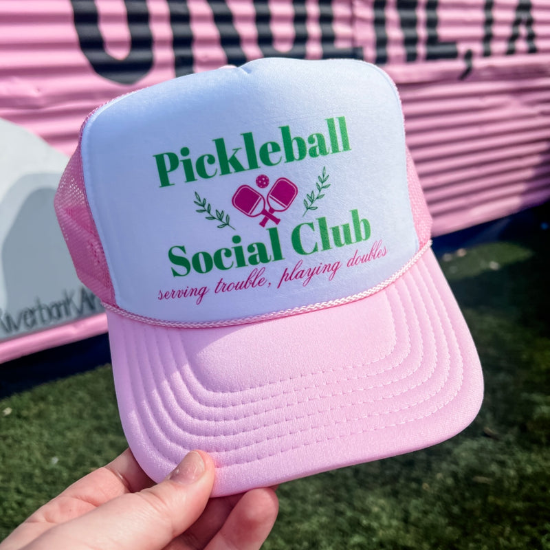 Pickleball Social Club Trucker Cap