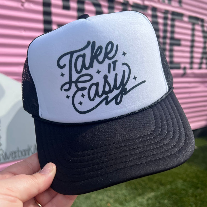 Take It Easy Trucker Cap (Multiple Color Options)