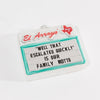 Christmas Ornament - Family Motto