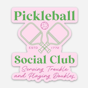Pickleball Social Club Magnet