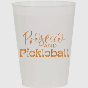 Prosecco and Pickleball Reusable Cups (PACK OF 6)