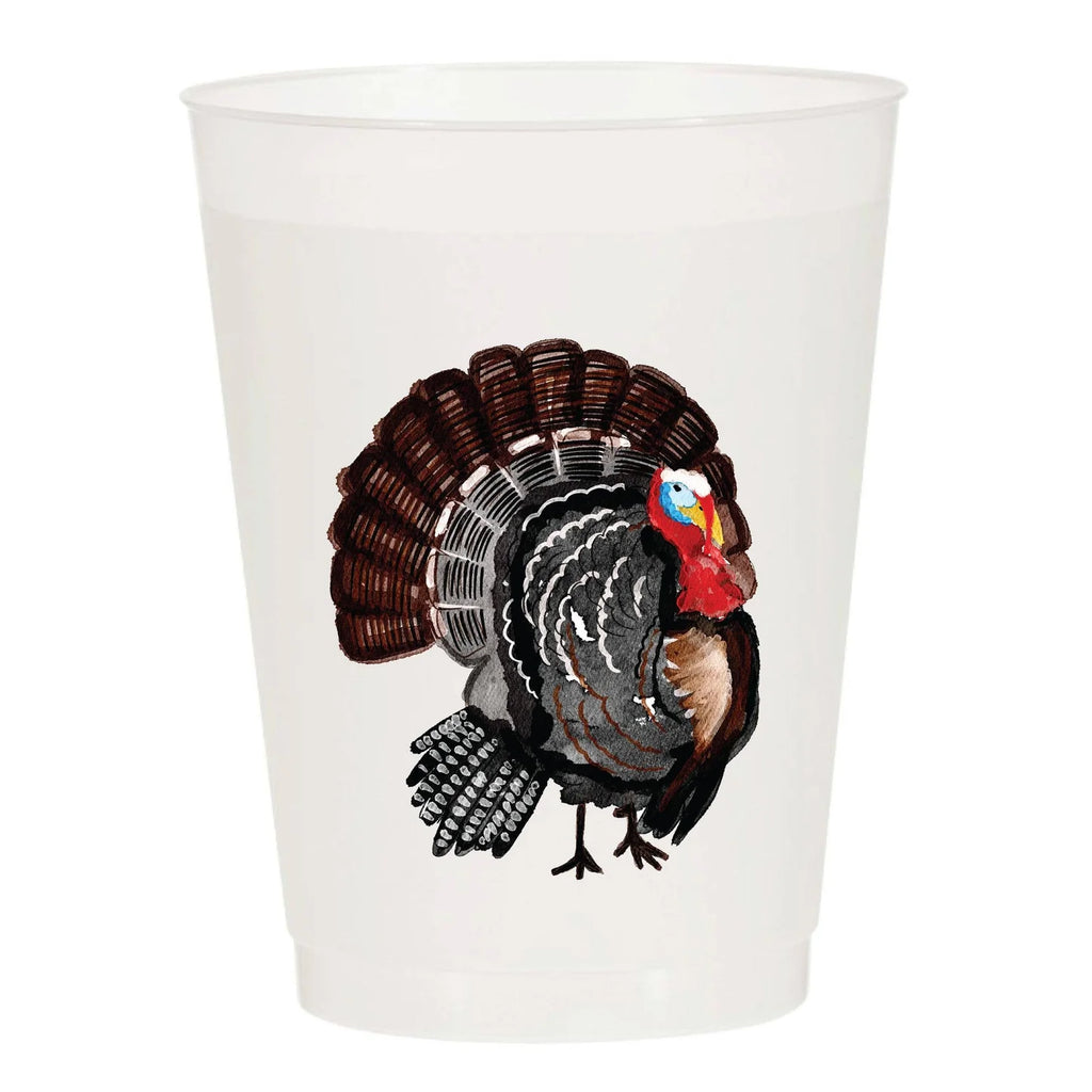 Turkey Thanksgiving Reusable Cups (PACK OF 6)