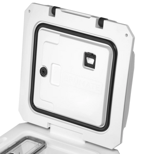 BrüTank 35-Quart Rolling Cooler - White