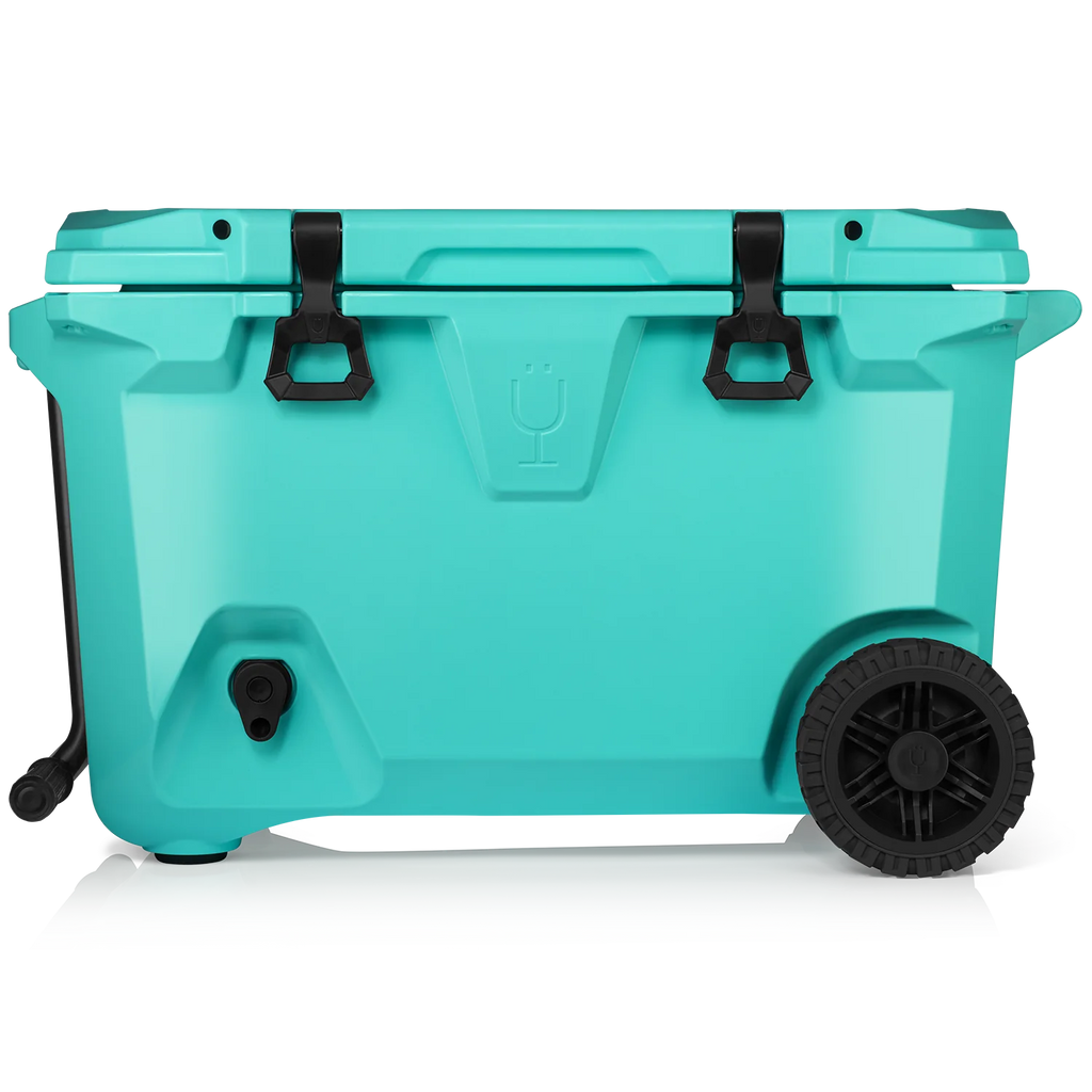 BrüTank 55-Quart Rolling Cooler - Aqua
