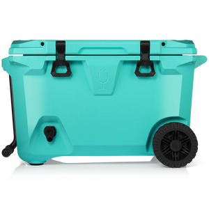 BrüTank 55-Quart Rolling Cooler - Aqua