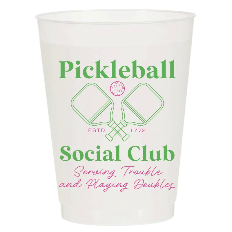 Pickleball Reusable Cups (PACK OF 6)