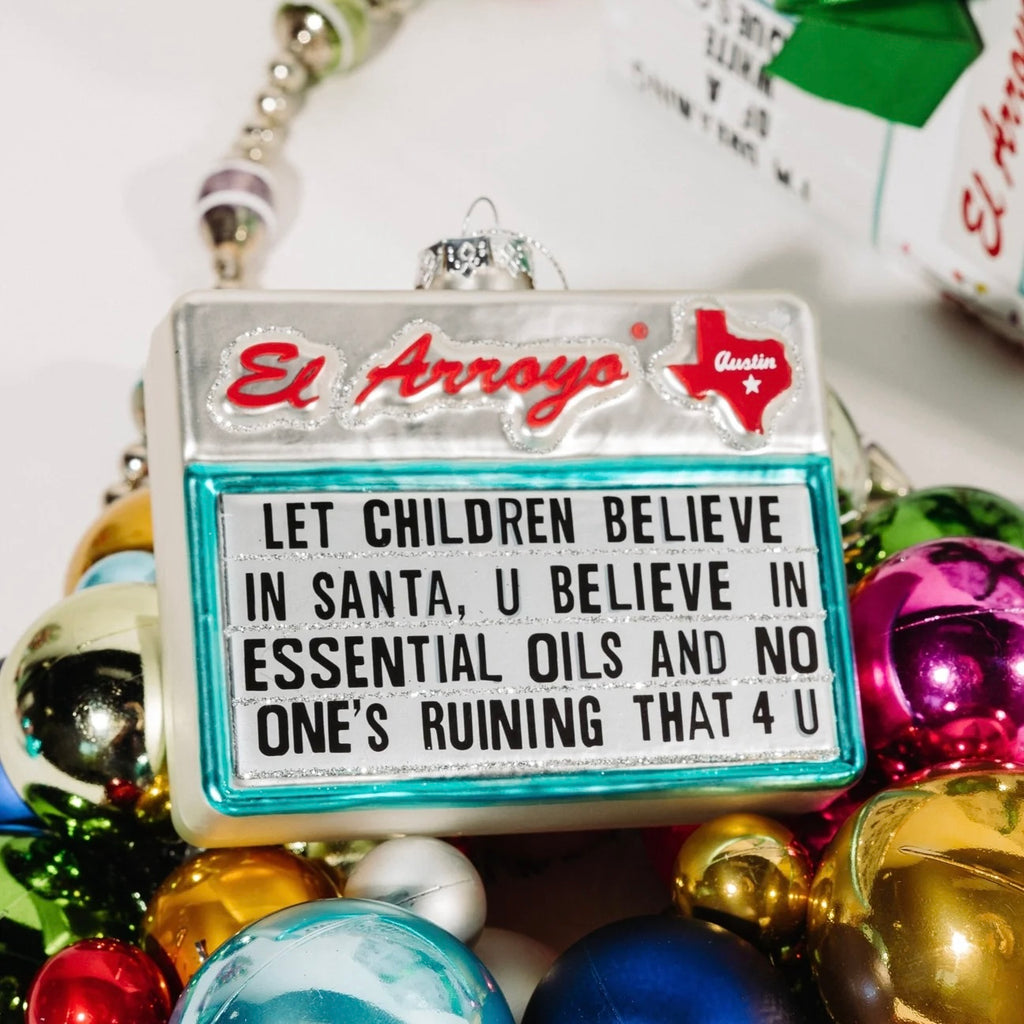 Christmas Ornament - Believe in Santa