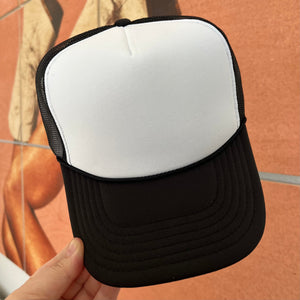 Barbecue Stain On My White T-Shirt Trucker Cap (Multiple Color Options)