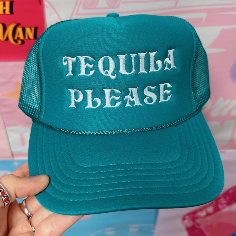 Tequila Please Trucker Cap