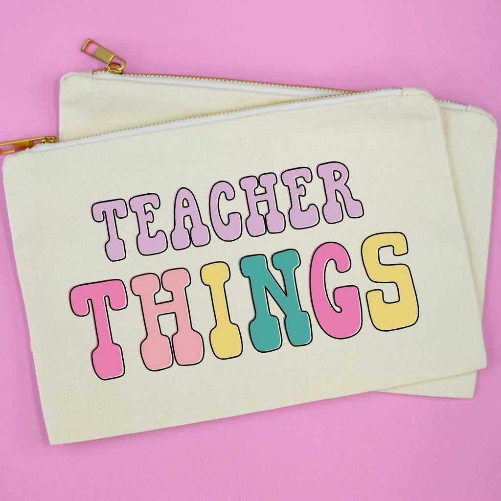 Teacher Things Canvas Bag
