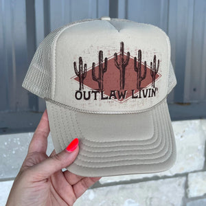 Outlaw Livin’ Trucker Cap (Multiple Color Options)