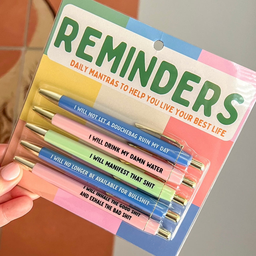 Reminders Pen Set