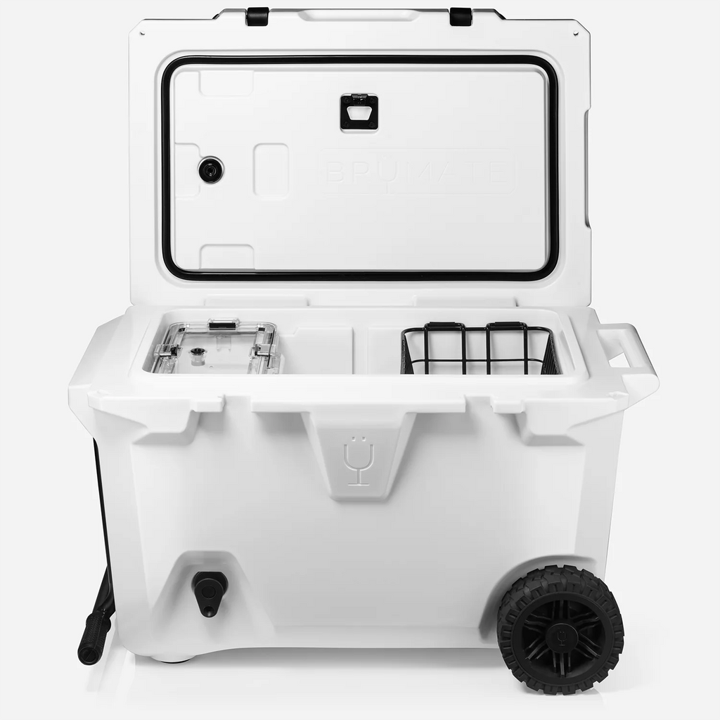 BrüTank 55-Quart Rolling Cooler - Ice White