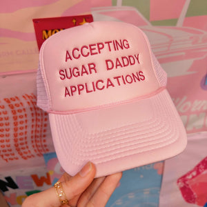 Accepting Sugar Daddy Applications Trucker Cap