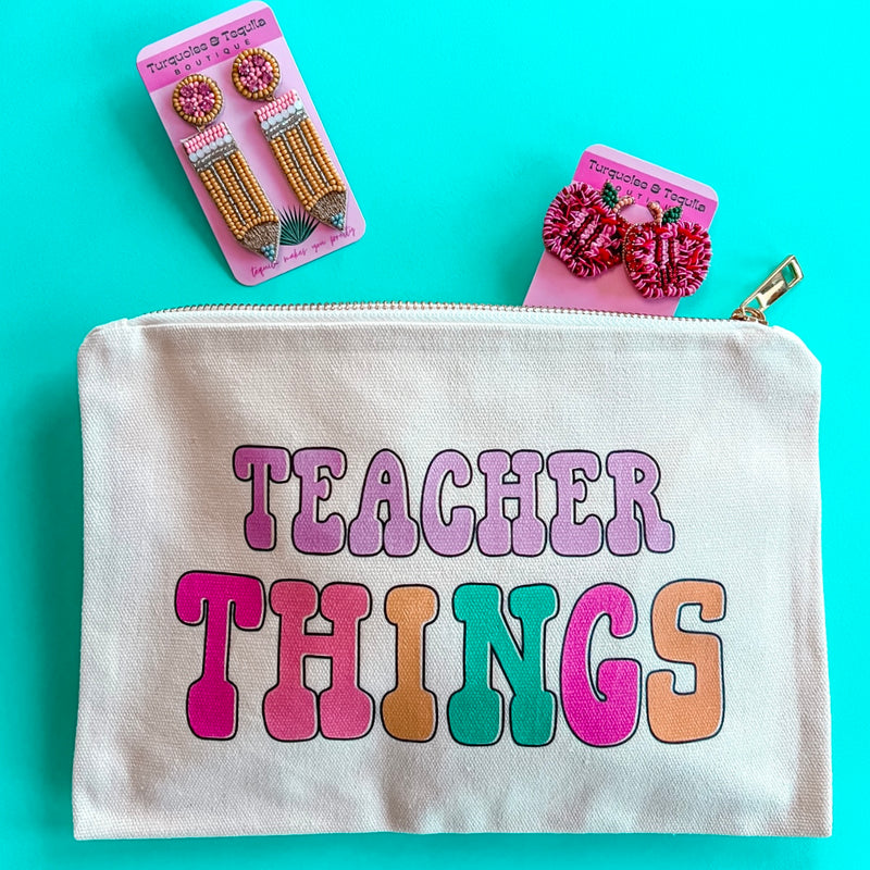 Teacher Things Canvas Bag