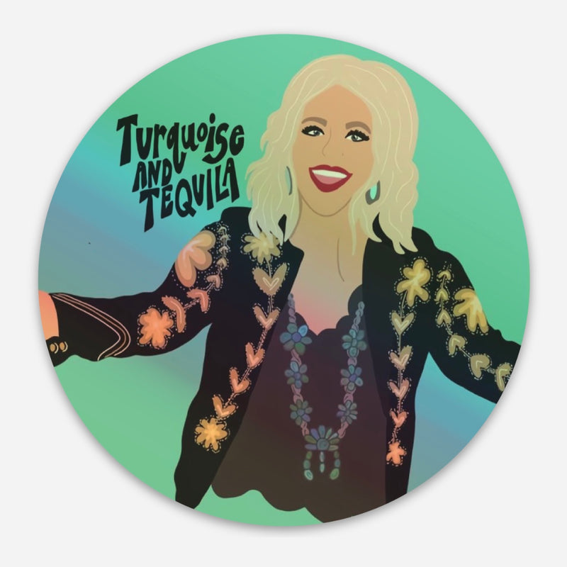 Turquoise and Tequila Sticker