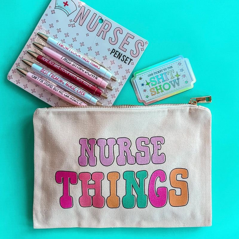 Nurse Things Canvas Bag