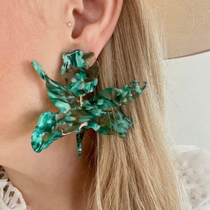 Flora Earrings - Bahama Mama