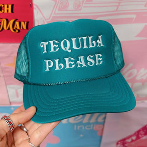 Tequila Please Trucker Cap