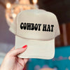 Cowboy Hat Trucker Cap (Multiple Color Options)