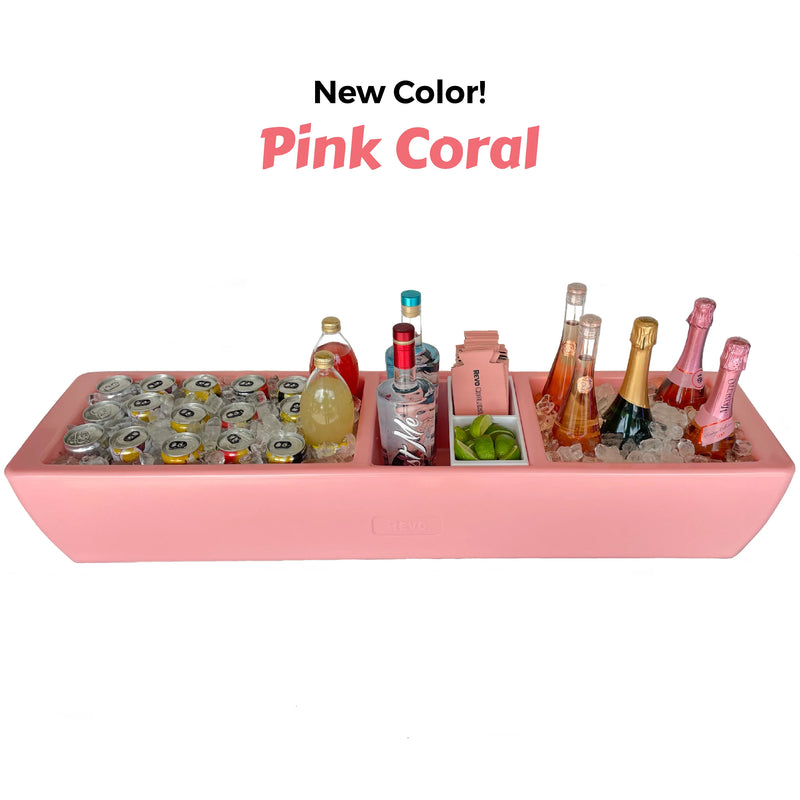 REVO Party Barge Cooler | Pink Coral | Made in USA