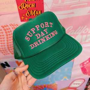 Support Day Drinking Trucker Cap