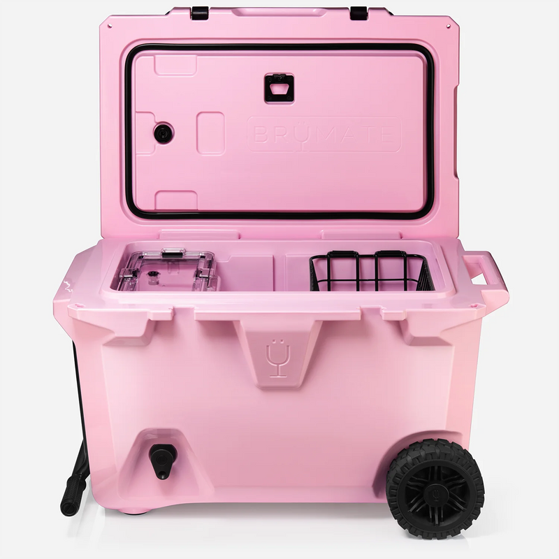 BrüTank 55-Quart Rolling Cooler - Blush