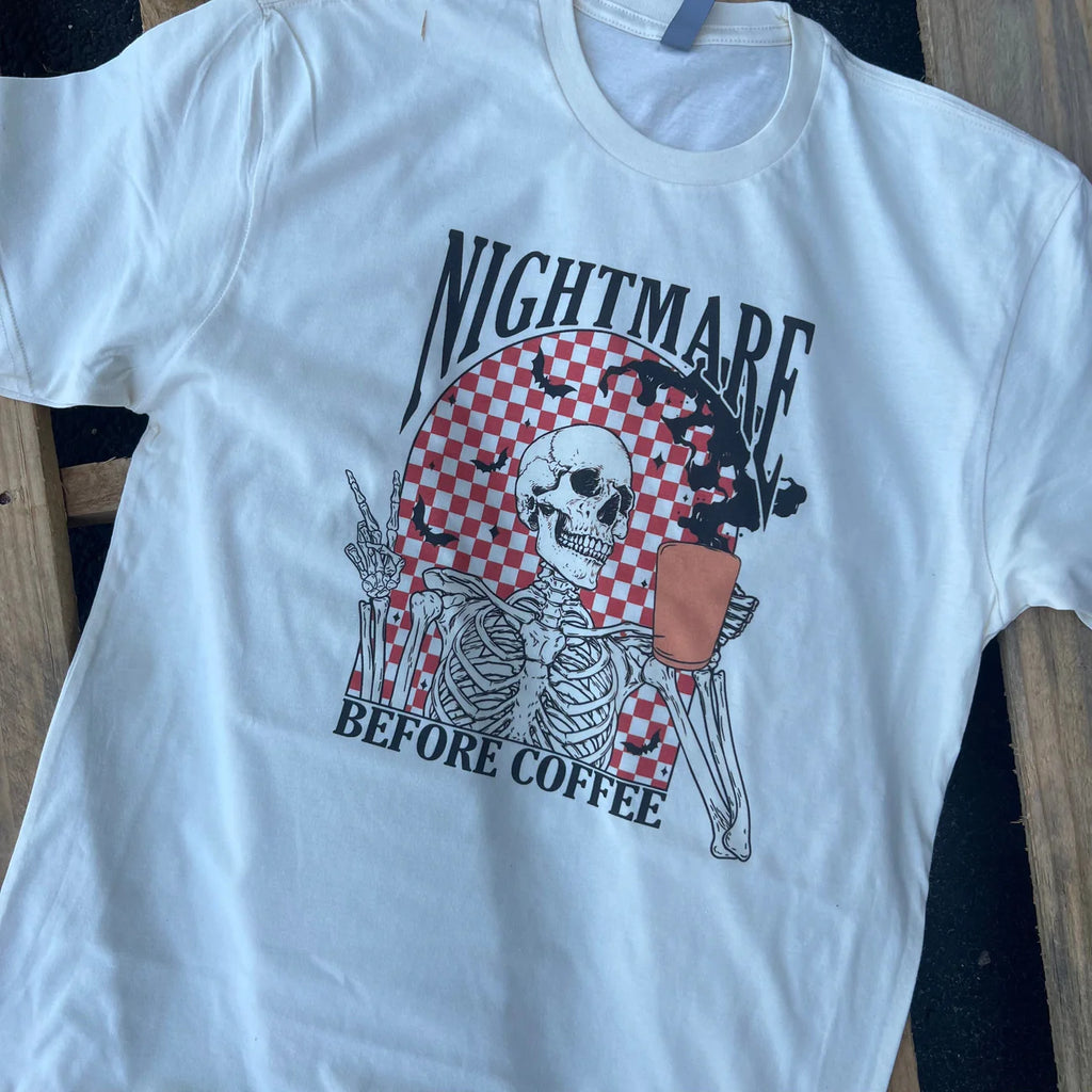 Halloween Tee - Nightmare Before Coffee