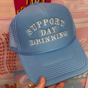 Support Day Drinking Trucker Cap