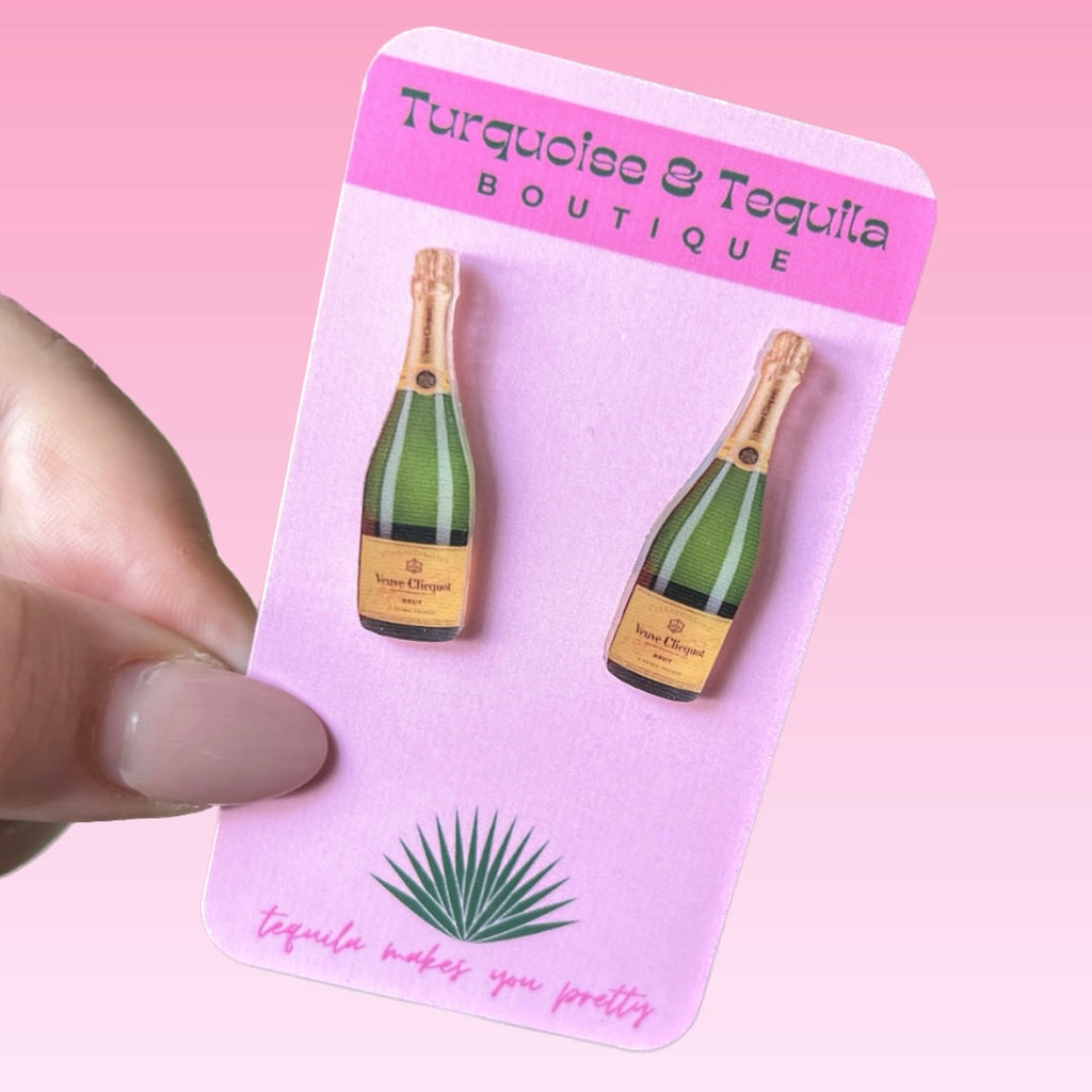 Champagne Stud Earrings