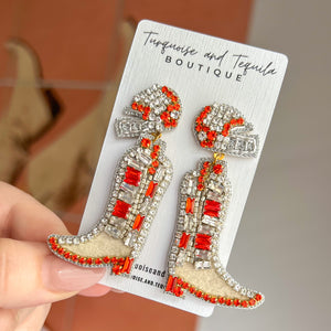 GameDay Boot Earrings