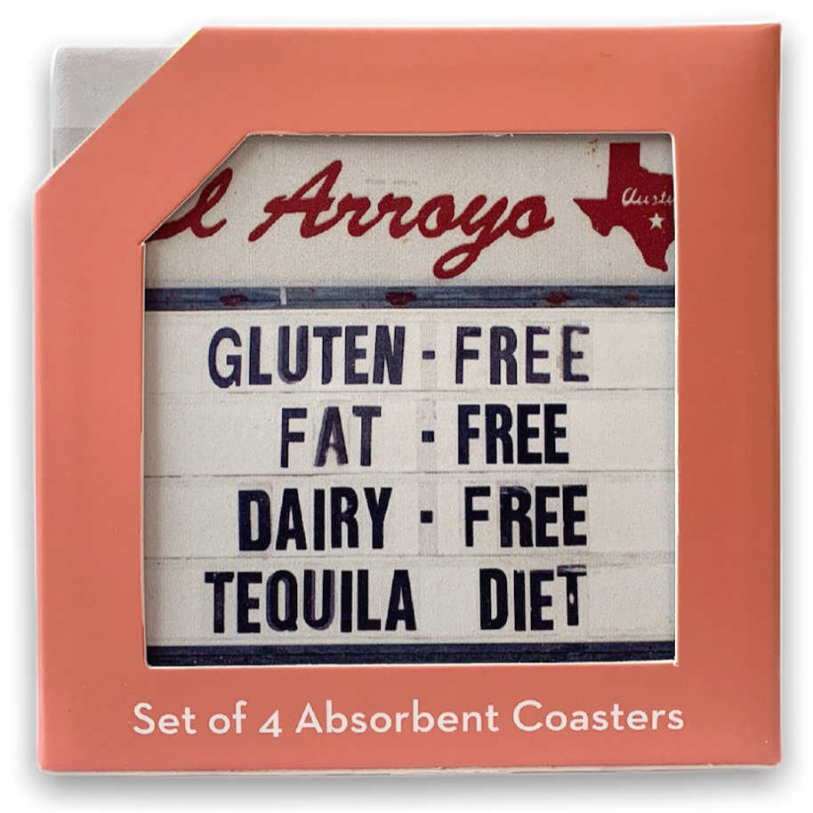 El Arroyo Coaster Set - Tequila Diet
