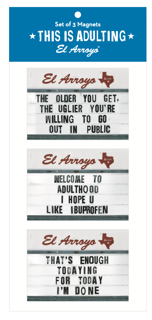 El Arroyo Magnet Set - This is Adulting