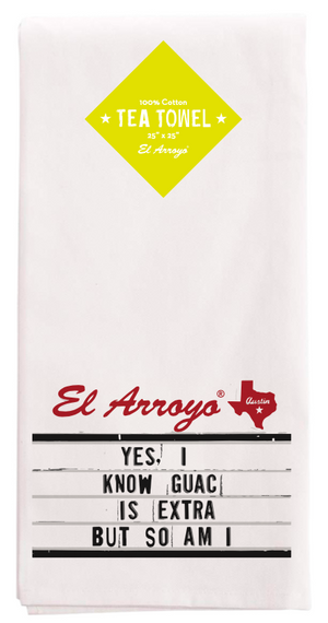 El Arroyo Tea Towel - Guac Is Extra