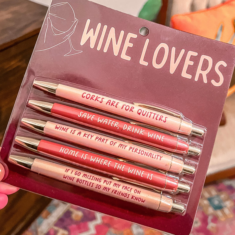 Wine Lovers Pen Set