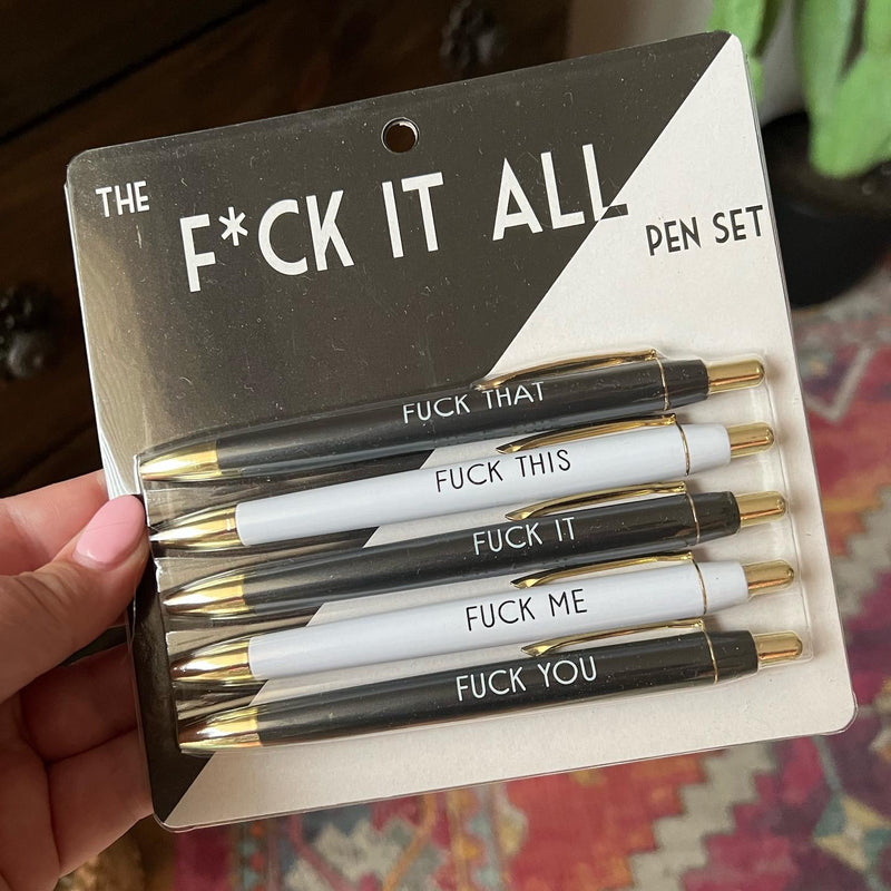 F*ck It All Pen Set