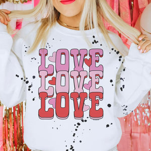 Love, Love, Love Sweatshirt (Multiple Options)