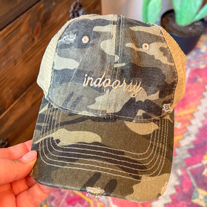 Indoorsy Camo Cap